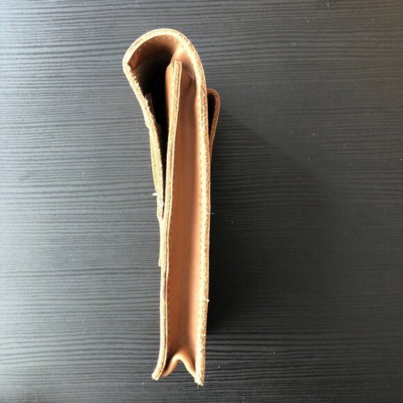 Handmade Brown Leather Wotancraft Case Bag Travel Pouch vintage military style - Picture 3 of 9